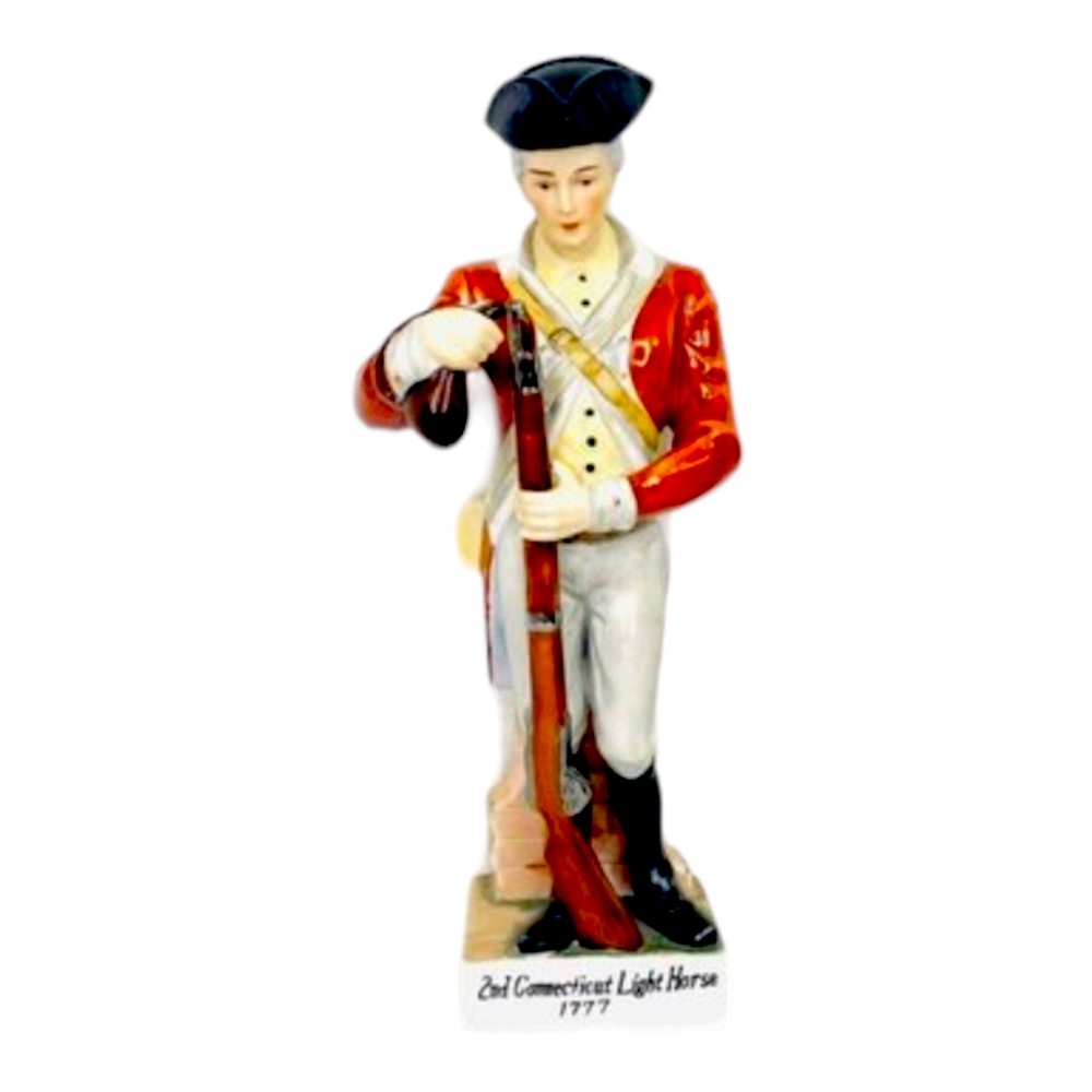 ANDREA By SADEK Figurine Second Connecticut Light Horse 1777 Hand Painted